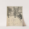 The program of the fencing club (Cercle d’Escrime de la rue de Bourgogne) from April 17, 1886 (1897) by Henry Gerbault