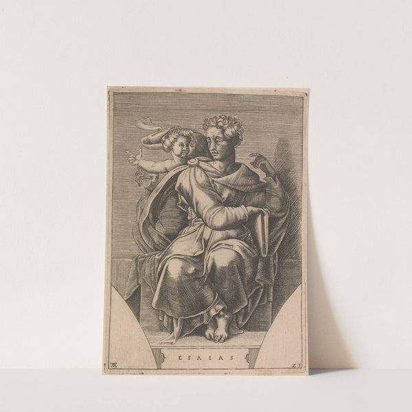 The Prophet Isaiah by Adamo Scultori