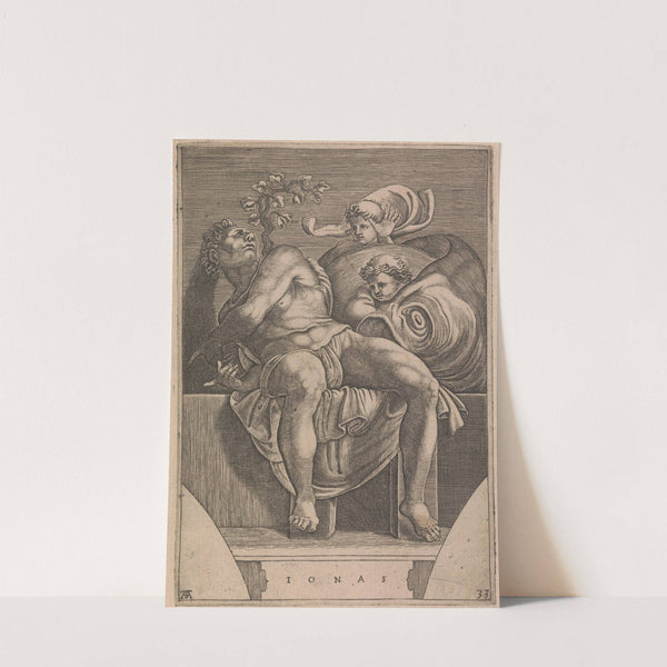 The Prophet Jonah by Adamo Scultori