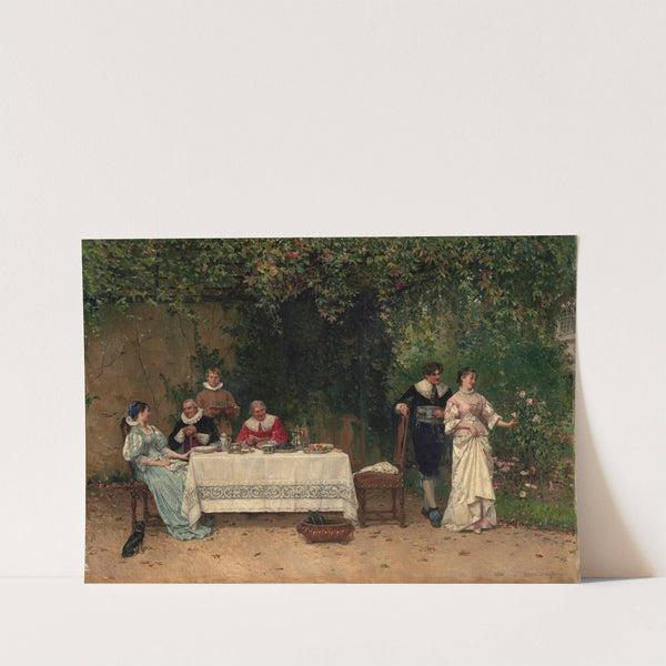 The Proposal (1878) by Adrien Moreau