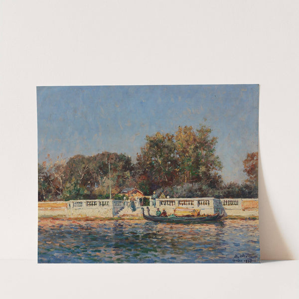 The public park in Venice (1895) by Jean-Baptiste Olive