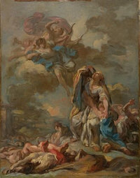 The Punishment of the Arrogant Niobe by Diana and Apollo
