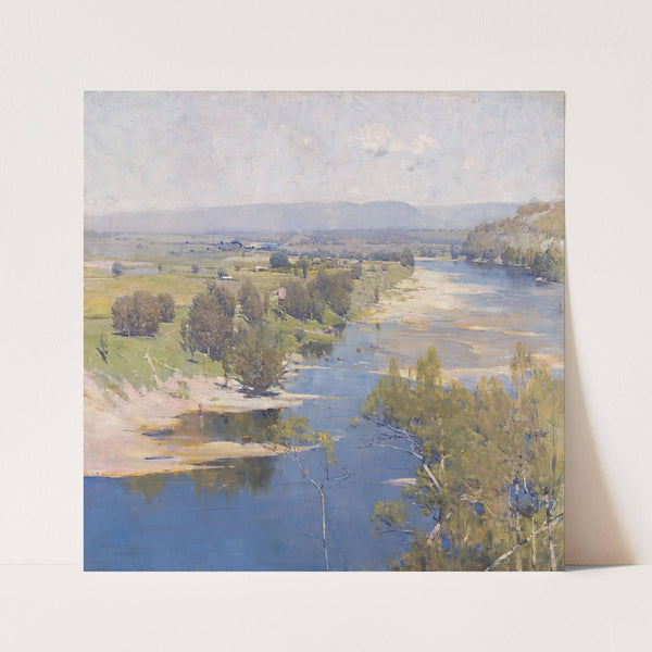 ‘The purple noon&#8217;s transparent might’ by Arthur Streeton