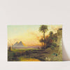 The Pyramids at Dusk (1907) by Carl Wuttke