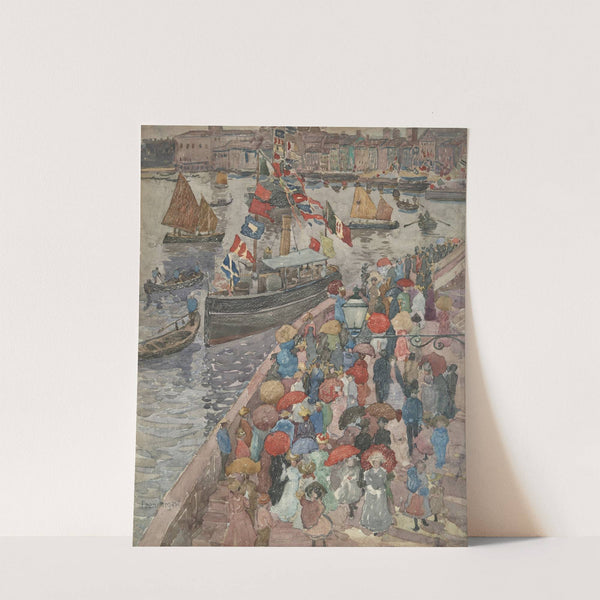 The Quai, Venice (ca. 1899) by Maurice Prendergast