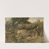 The Quarry of Chaise-Marie at Fontainebleau by Jean-Baptiste-Camille Corot