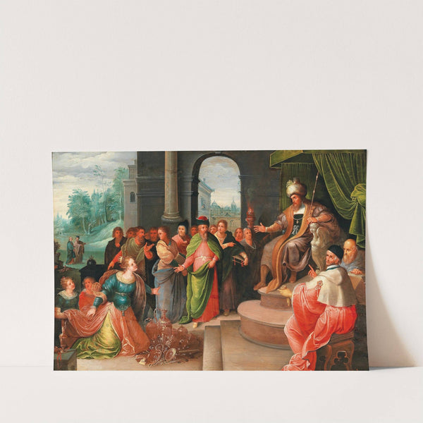 The Queen of Sheba and King Solomon by Workshop of Frans Francken the Younger