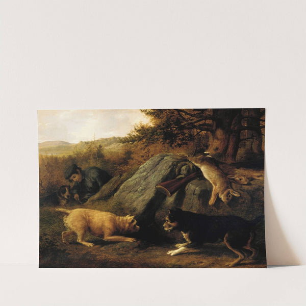 The Rabbit Hunters by Thomas Hewes Hinckley
