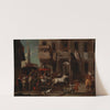 The Race of the Berber Horses, Rome by Jan Miel