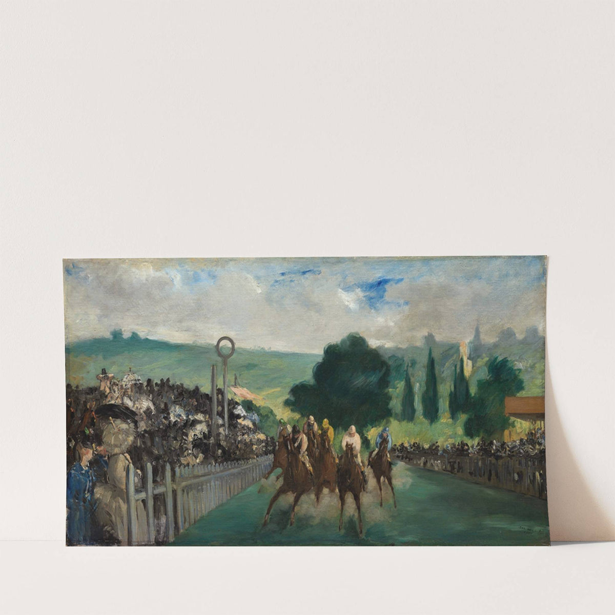 The Races at Longchamp (1866) by Édouard Manet