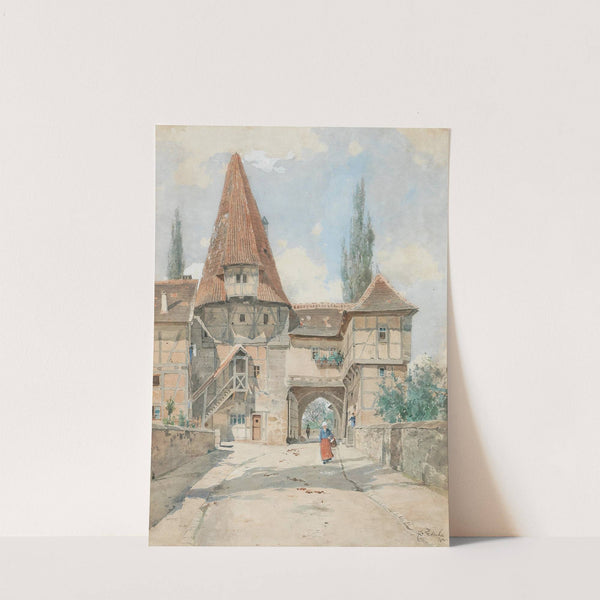 The Rädelseer Gate in Iphoven by Eduard Zetsche