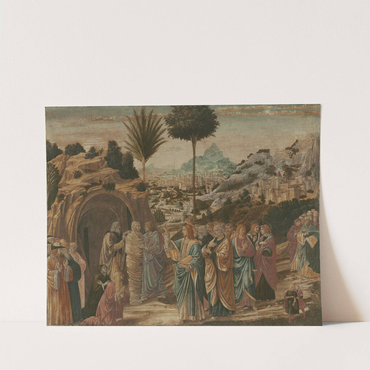 The Raising of Lazarus by Benozzo Gozzoli