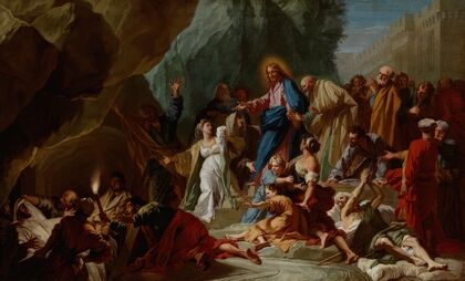 The Raising of Lazarus — size preview
