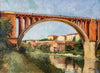 The ramparts and the bridge at Rabastens