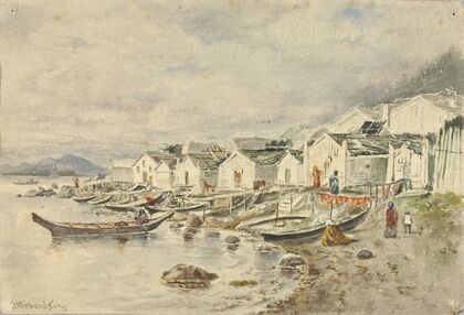 The Ranch Native Village, Sitka, 1884
