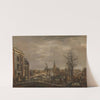 The Rapenburg in Leiden by Carel Lodewijk Hansen