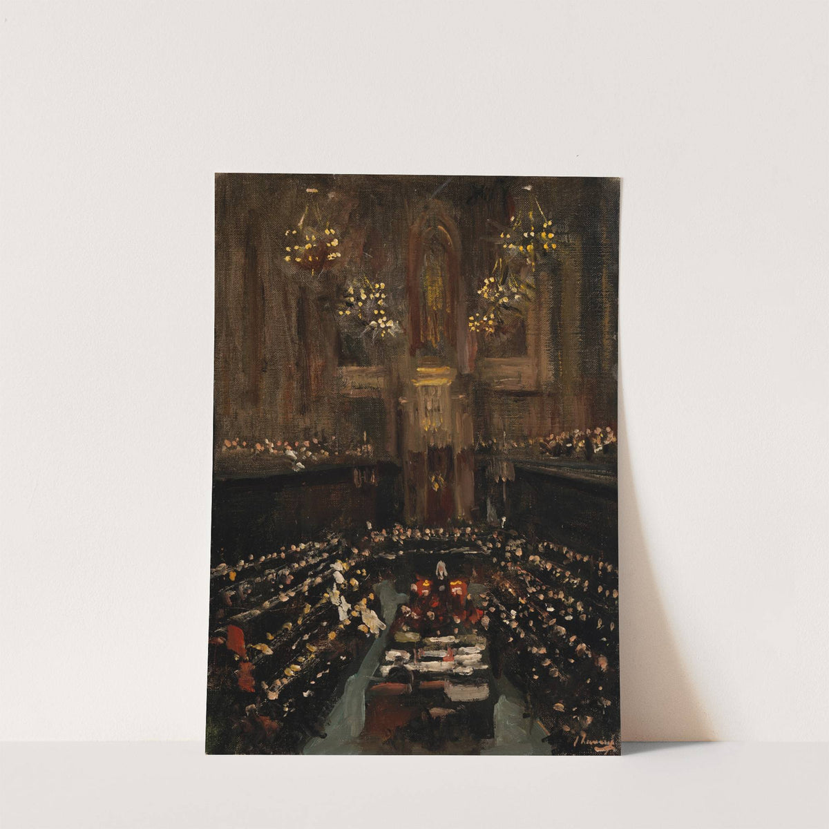 The Ratification of the Irish Treaty in the English House of Lords, 1921 (1921) by Sir John Lavery