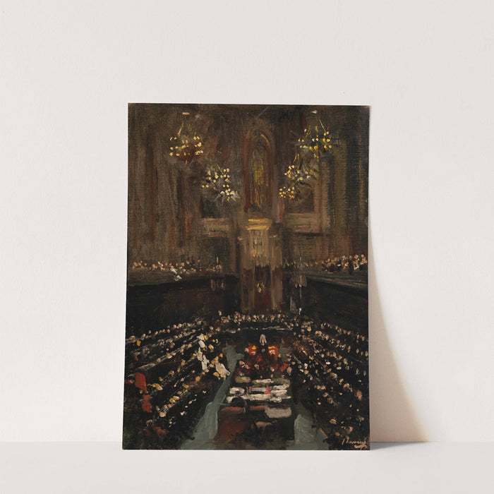 The Ratification of the Irish Treaty in the English House of Lords, 1921 (1921) by Sir John Lavery
