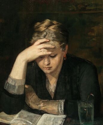 The Reader (Portrait of Dina Babanina, a cousin of the artist)