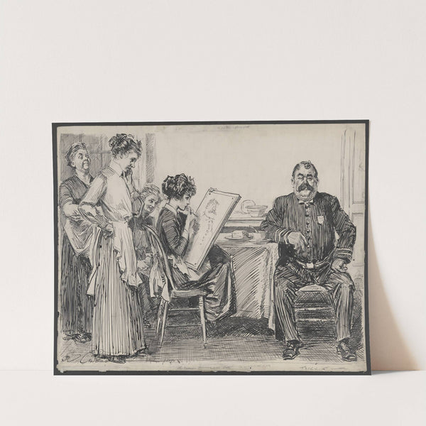 The reason dinner was late (1912) by Charles Dana Gibson