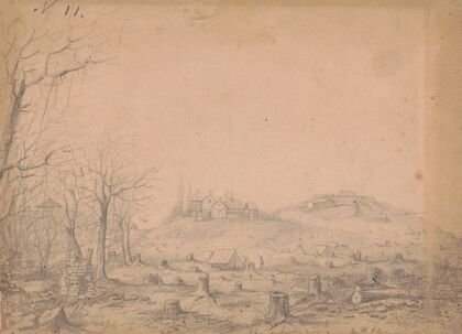 The Rebel Fort Beauregard, near Bowling Green, Kentucky, March 2, 1862