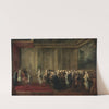 The Reception of Cornelis Hop (1685-1762) as Legate of the States-General at the Court of Louis XV, 24 July 1719 by Louis-Michel Dumesnil