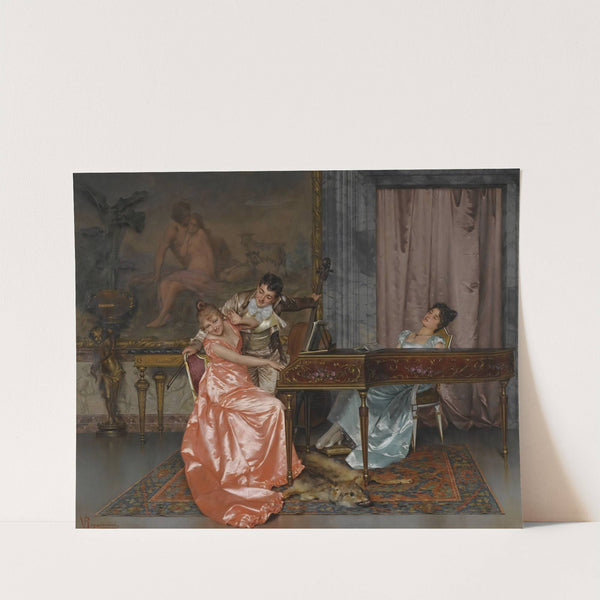 The Recital by Vittorio Reggianini