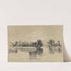 The Red House on the Lake near Norwich Oct. 7th, 1841 by Miles Edmund Cotman