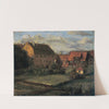 The red houses by Christian Friedrich Gille