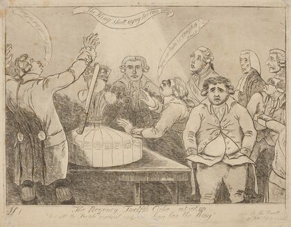 The regency twelfth cake not cut up (1789)