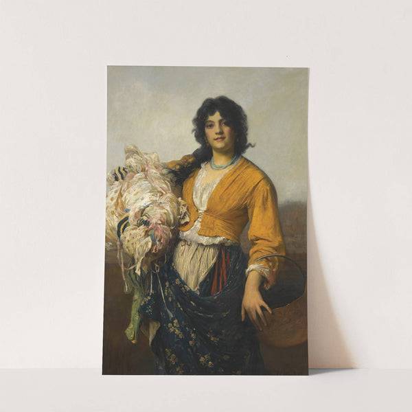 The Remnants Gatherer (1884) by Luke Fildes