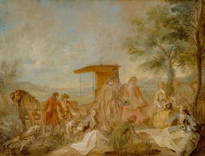 The Repast of the Hunting Party