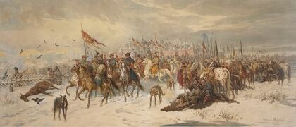 The Rescue of Smolensk by Władysław IV in 1634 (1879)