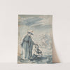 The Rescue of the Sailor Andrea, preparatory study for an egraving by Christian Sas by Jacques Stella