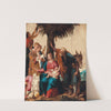 The Rest during the flight into Egypt, with a Deacon and three Angels by Carlo Saraceni