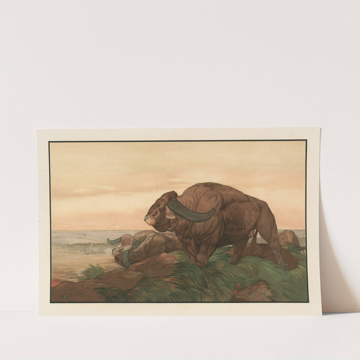 The return of the buffalo herd (1903) by Charles Maurice Detmold