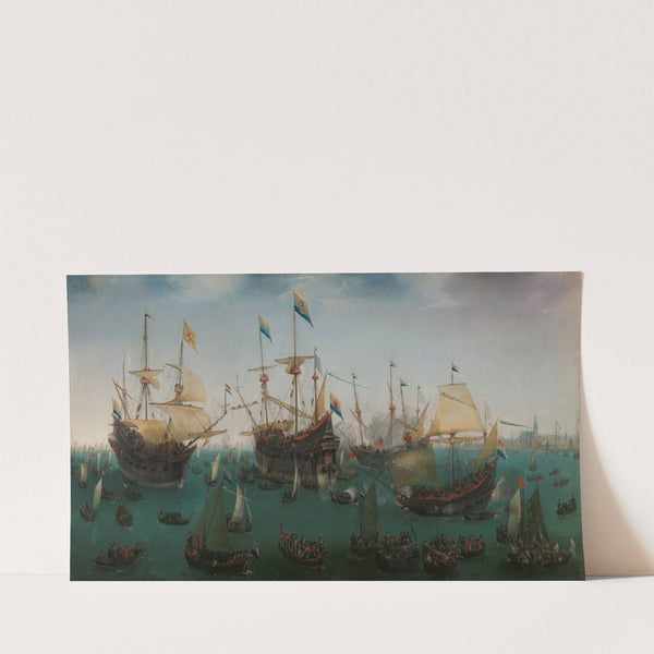 The Return to Amsterdam of the Second Expedition to the East Indies (1599) by Hendrik Cornelisz. Vroom