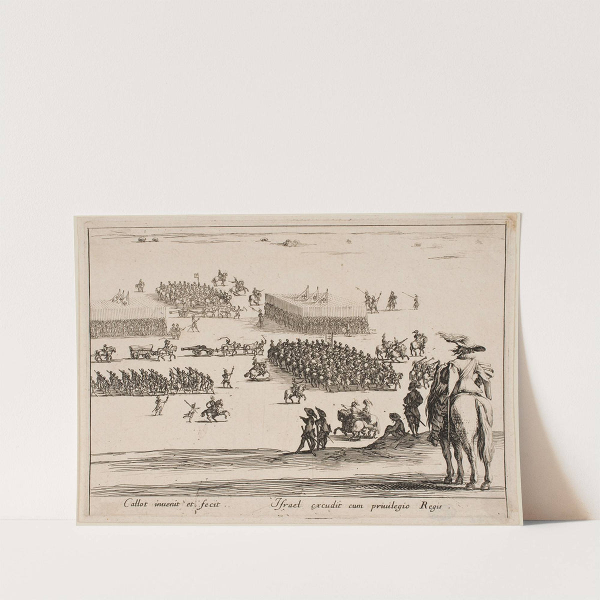 The Review (1627) by Jacques Callot