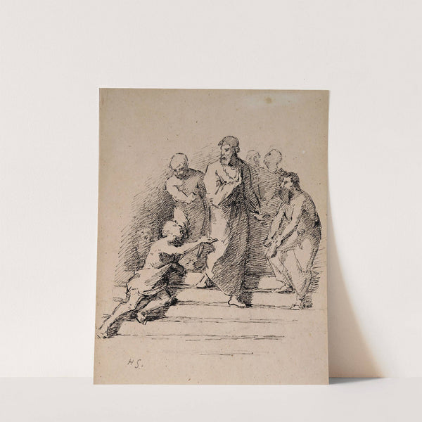 The Rich Man and Lazarus by Helene Schjerfbeck