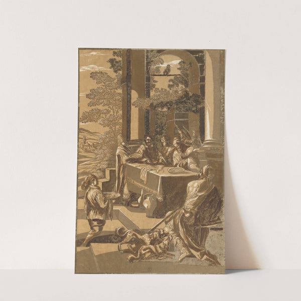 The Rich Man and Lazarus (after Jacopo Bassano) (1740) by John Baptist Jackson