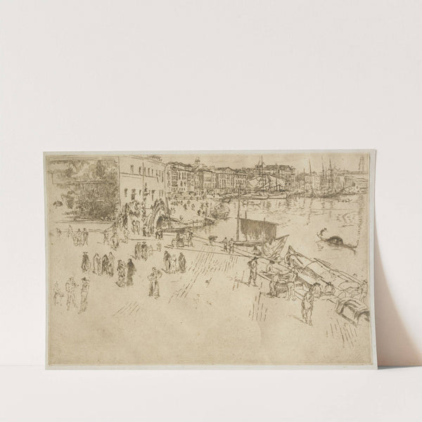 The Riva, No. 1 (1880) by James Abbott McNeill Whistler