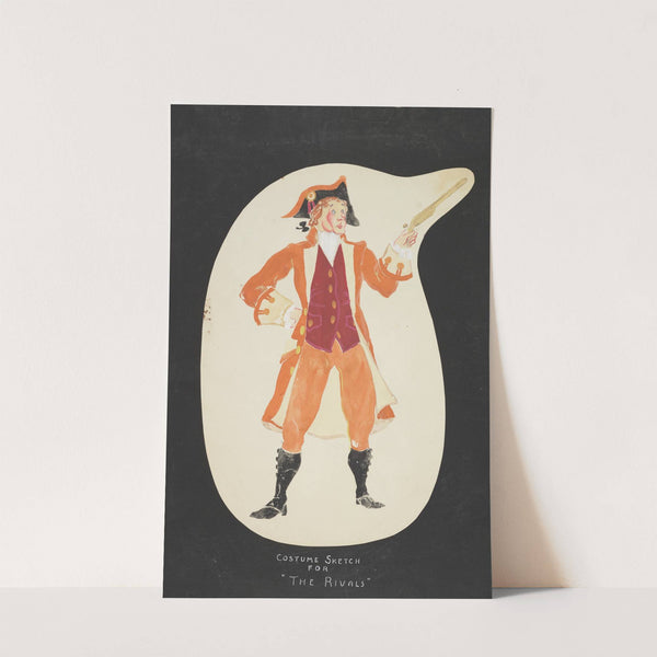 The Rivals: Red vest, orange coat, orange breeches, white cravat (1934-1943) by Alex Jones