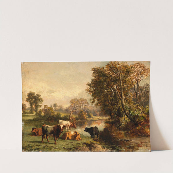 The River Bank by Alfred Grey