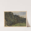 The River Czyżynka valley near the Cisy Castle (1850-1881) by Adolf Dressler