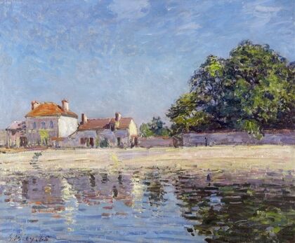 The River Loing at Saint-Mammes