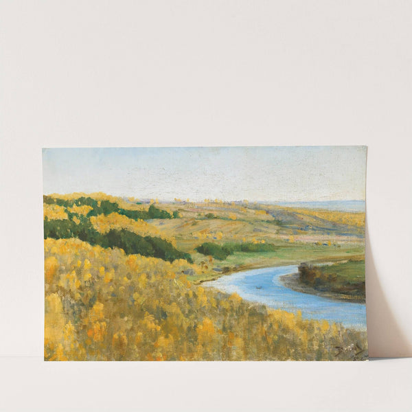 The River Oka In Golden Autumn by Vasily Dmitrievich Polenov