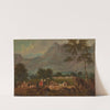 The road from Calcutta to Patna with an elephant and a camel by Sir Charles D&#039;Oyly