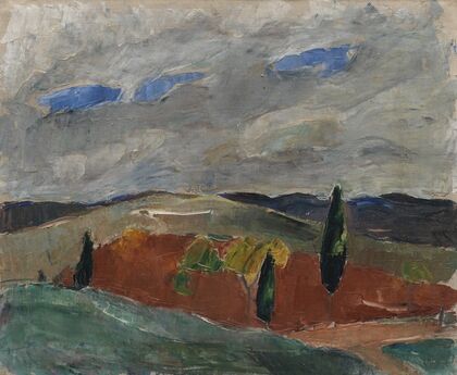The Road to the Churchyard in Toledo