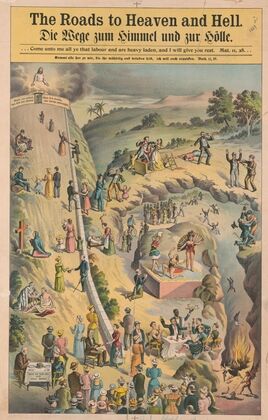 The roads to Heaven and Hell (1896)
