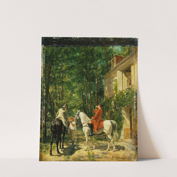 The Roadside Inn (1865) by Ernest Meissonier